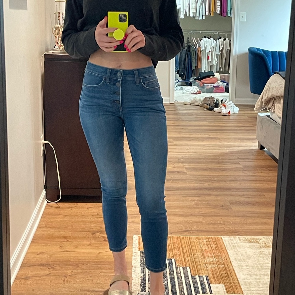 LC Lauren Conrad cropped Skinny Jeans